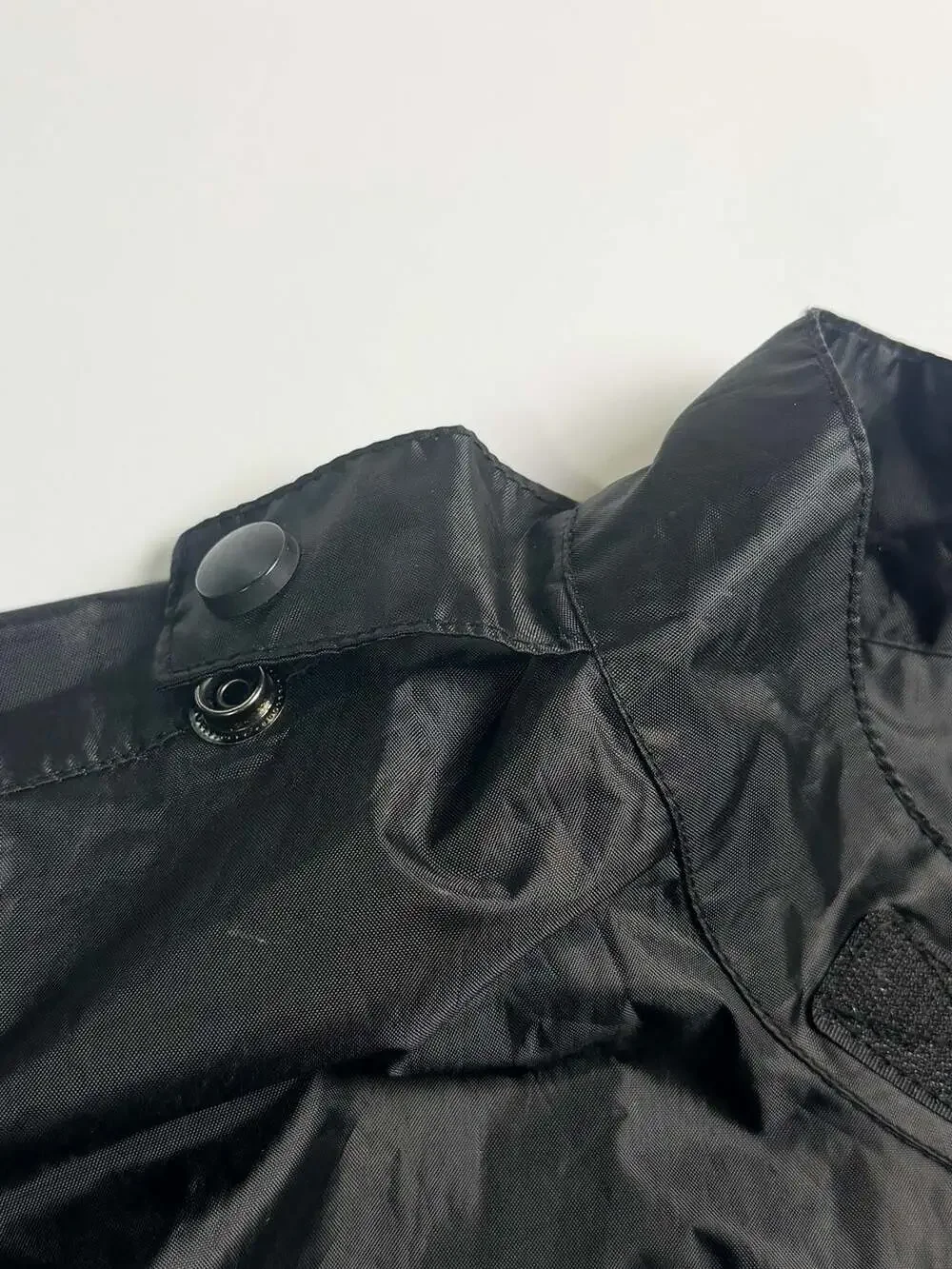 VTG Harley Davidson Motorcycle Genuine Black Rain Jacket Windbreaker Men’s Large